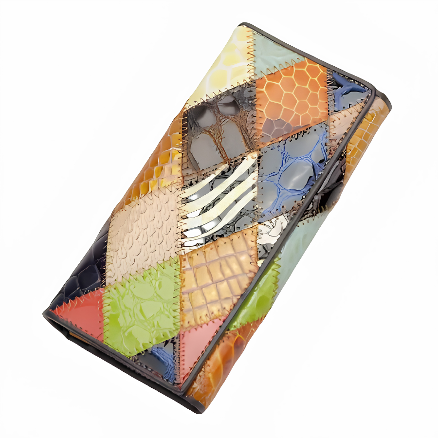 Portefeuille Colorée|La Casa Du Cuir Multi Couleur / Cuir