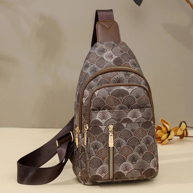 Sacoche Banane Bandouliere Café / 18cm8cm30cm / Cuir (PU) Sac Cuir