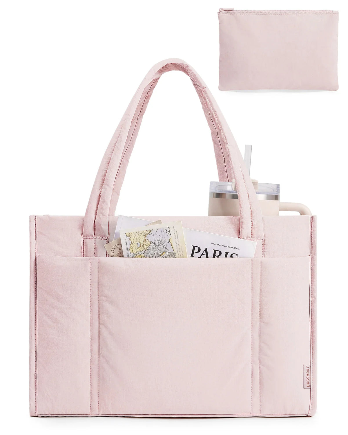 Tote Bag Alma – Sac à Main The Tote Bag Femme Rose / Imperméable Sac Cabas