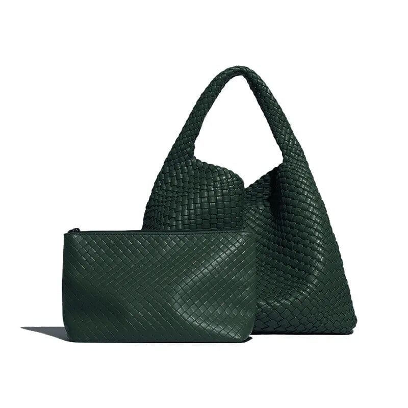 Sac Cabas Tressé en Cuir Vegan – Modèle Daniela Sac Cabas