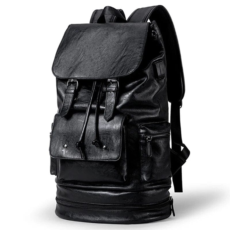 Sac à Dos Cuir Homme Manuel | La Casa du Cuir Noir / Cuir PU Sacs à dos
