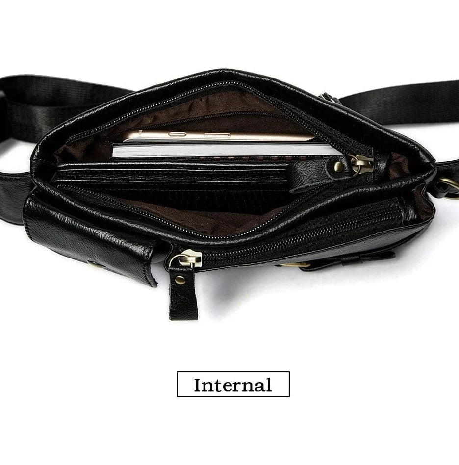 Sac Banane Cuir Homme Aurelio | La Casa du Cuir Sacs banane