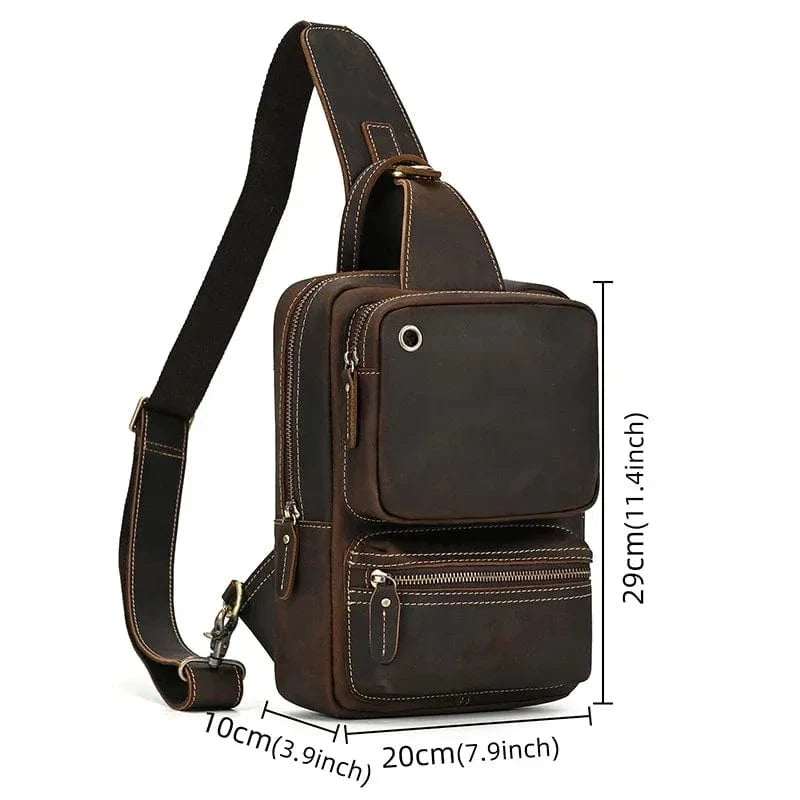 Sac Banane Cuir Homme Rolando | La Casa du Cuir Sacs banane