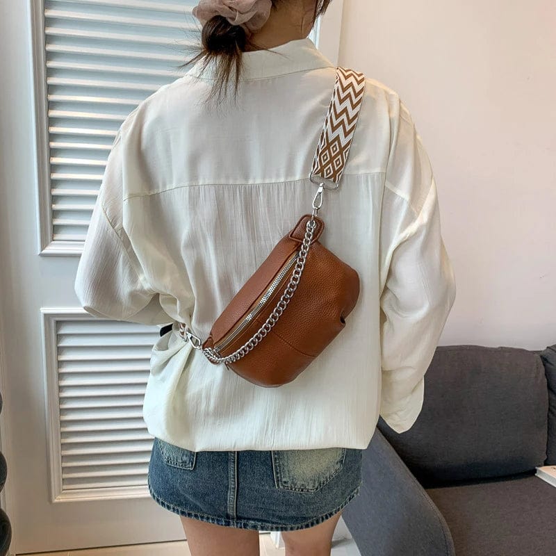 Sac Banane Orange Cuir | La Casa du Cuir Sacs banane