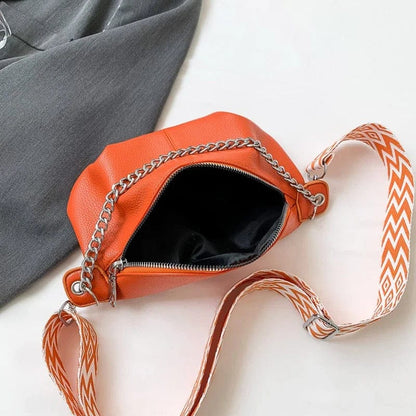 Sac Banane Orange Cuir | La Casa du Cuir Sacs banane