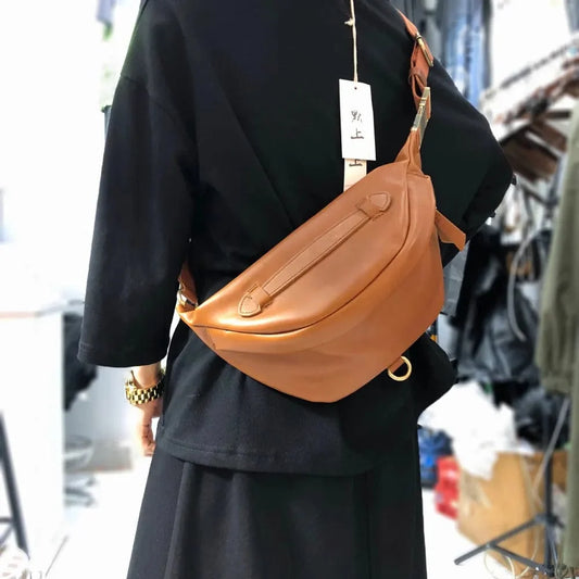 Banane en Cuir Femme | La Casa du Cuir Marron / Cuir Véritable