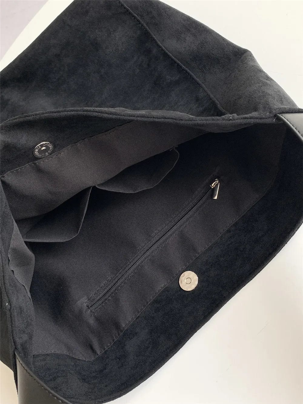 Sac Cabas en Faux Daim Marron – Style Bohème et Léger Sac Cabas