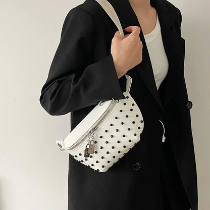 Sac Banane Femme Zara Blanc – Style Urbain pour l’Été Blanc / Cuir Vegan Sac Banane