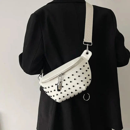 Sac Banane Femme Zara Blanc – Style Urbain pour l’Été Blanc / Cuir Vegan Sac Banane