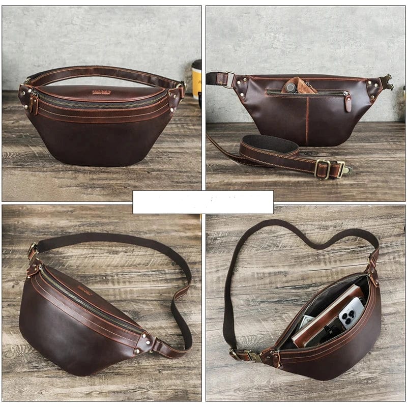 Banane Sacoche Homme Louis | La Casa du Cuir Sac Cuir