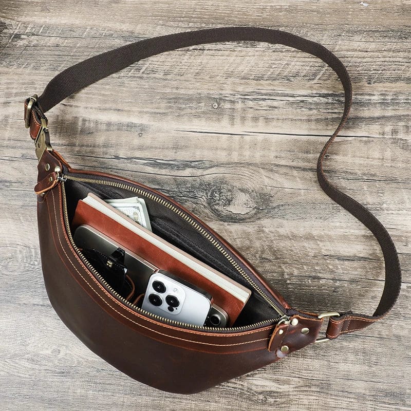 Banane Sacoche Homme Louis | La Casa du Cuir Sac Cuir