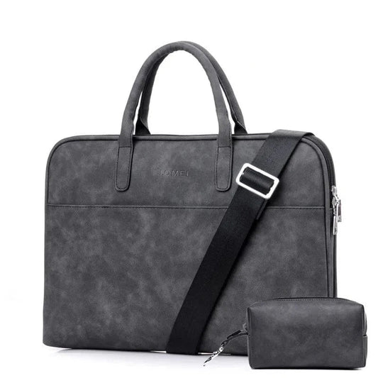 Sac Ordinateur 17 Pouces Femme | La Casa du Cuir Noir / Cuir Synthétique
