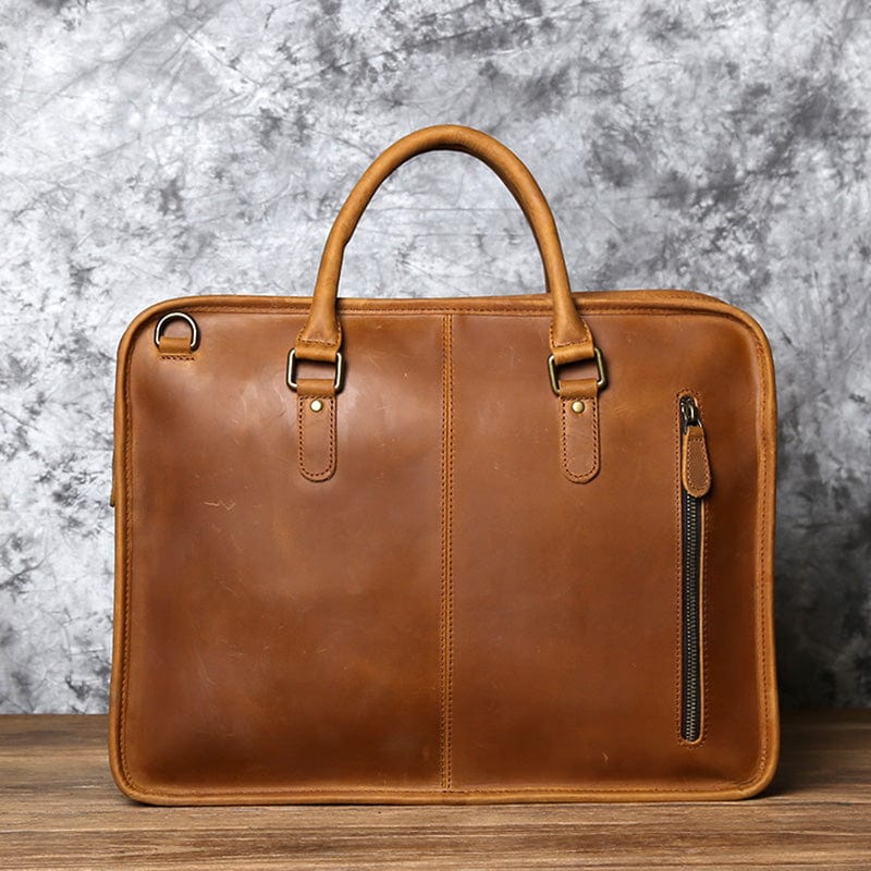 Pochette Ordinateur Homme en Cuir | Modèle Basile Sac Ordinateur