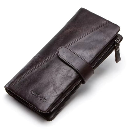 Porte Carte Zippé Femme｜La Casa Du Cuir Café