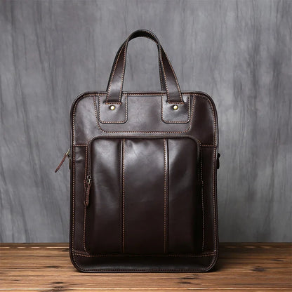 Sac à Main Homme Cuir Nolan | La Casa du Cuir Café / Cuir / Homme sac à main