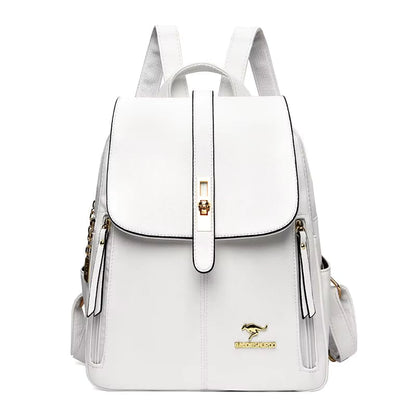 Sac à Dos Blanc | La Casa du Cuir Blanc / Cuir Vegan sac à dos
