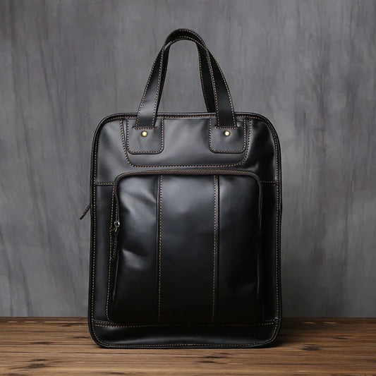 Sac à Main Homme Cuir Nolan | La Casa du Cuir Noir / Cuir / Homme sac à main