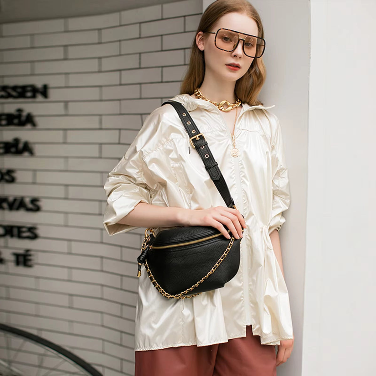 Sac Banane Cuir Femme Angelina | La Casa du Cuir Sacs banane