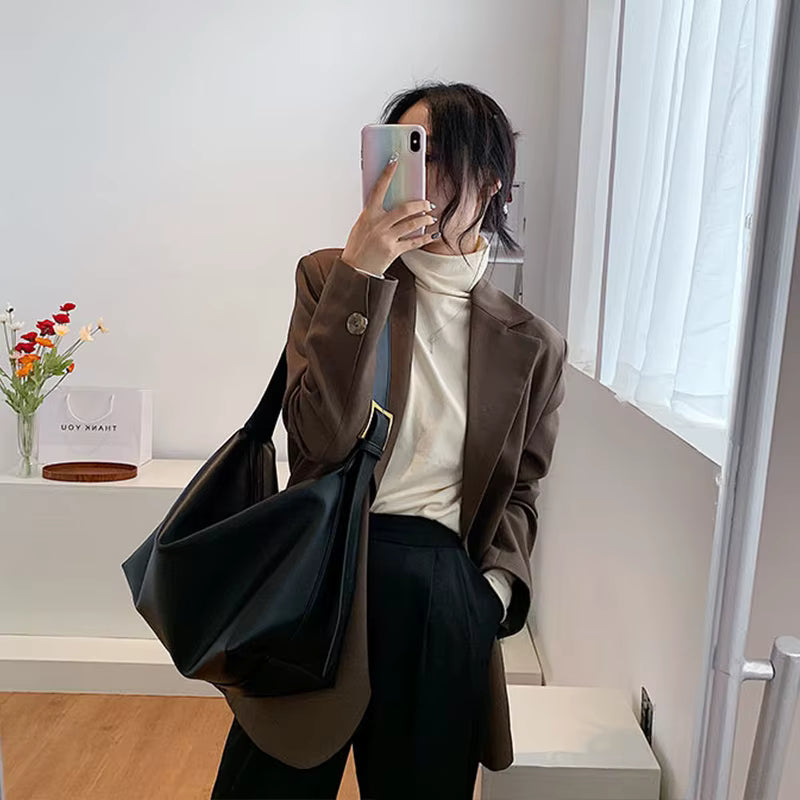 Sac Cabas Femme avec Fermeture Éclair – Chic & Minimaliste Sac Cabas