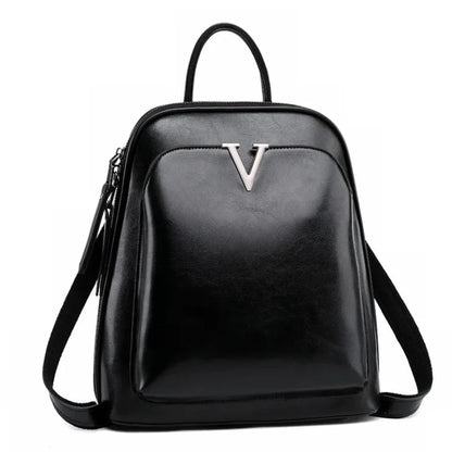 Sac à Dos Cuir Femme Alba | La Casa du Cuir Noir / Cuir Verni Sacs à dos