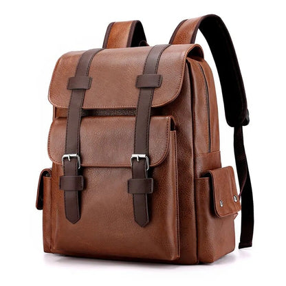 Sac à Dos Cuir Homme Harry Marron / Cuir PU Sacs à dos