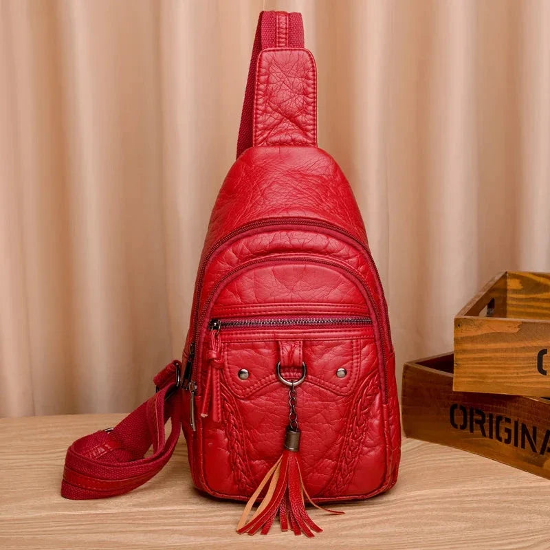 Banane Cuir Femme Sac Cuir