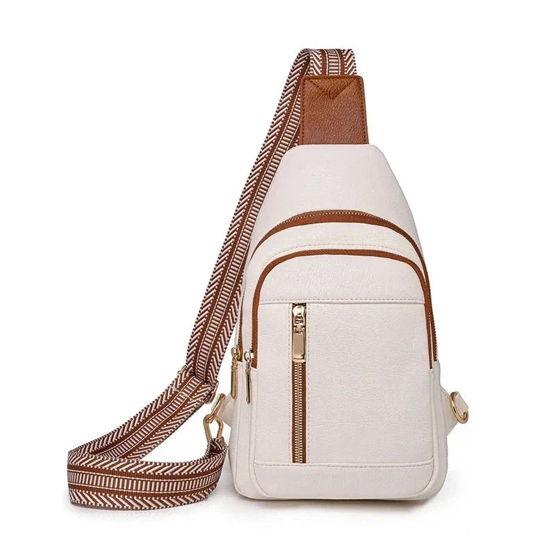 Banane Femme Paola Beige / 27x17x8cm / Cuir (PU) Sac Cuir