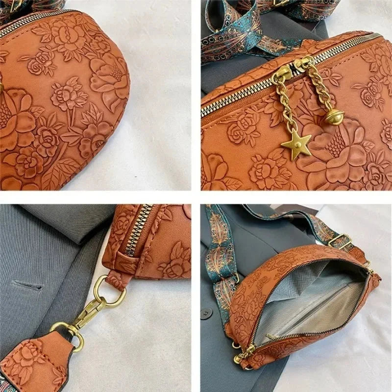 Banane Sac Femme Etoile Sac Cuir Femme