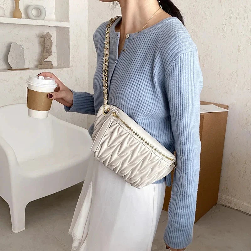 Banane Sacoche Femme Sac Cuir Femme