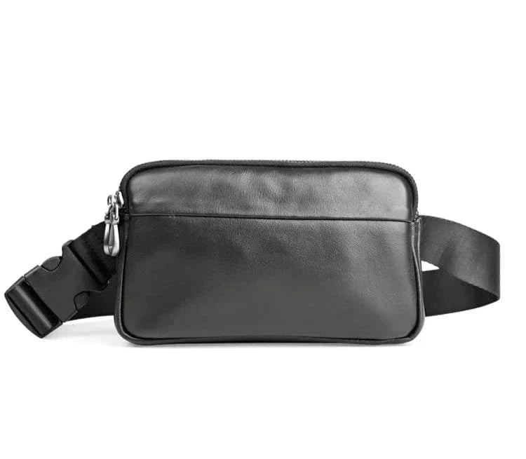 Banane Sacoche Homme Antoine | La Casa du Cuir Cuir Véritable / Noir Sac Banane