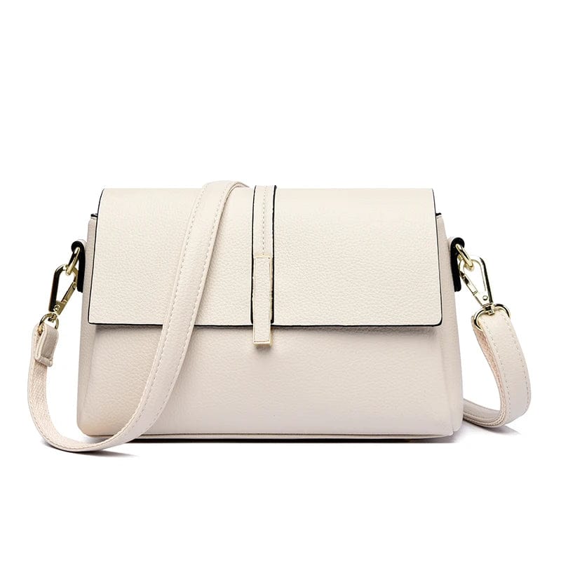 Sac Besace Femme Alice | La Casa du Cuir Beige / Cuir PU Sac Cuir Femme