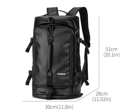 Sac à Dos Cuir Homme Patrick | La Casa du Cuir Noir / Cuir PU sac à dos