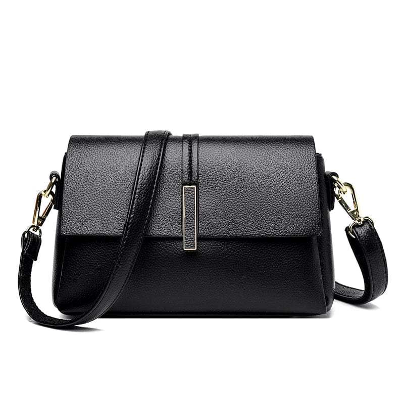 Sac Besace Femme Alice | La Casa du Cuir Noir / Cuir PU Sac Cuir Femme