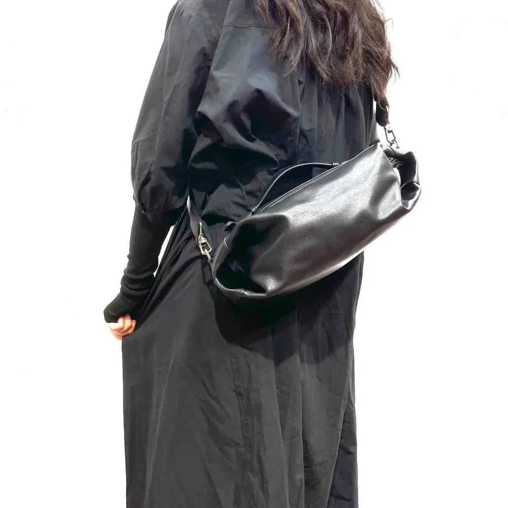 Sac Banane Bandoulière Femme Cuir | La Casa du Cuir Noir / Cuir Véritable Sacs banane