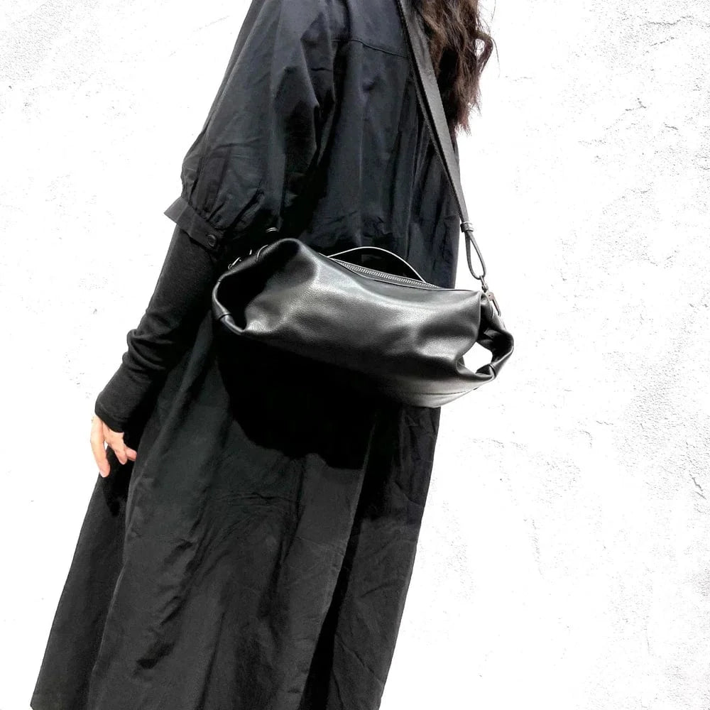 Sac Banane Bandoulière Femme Cuir | La Casa du Cuir Noir / Cuir Véritable Sacs banane