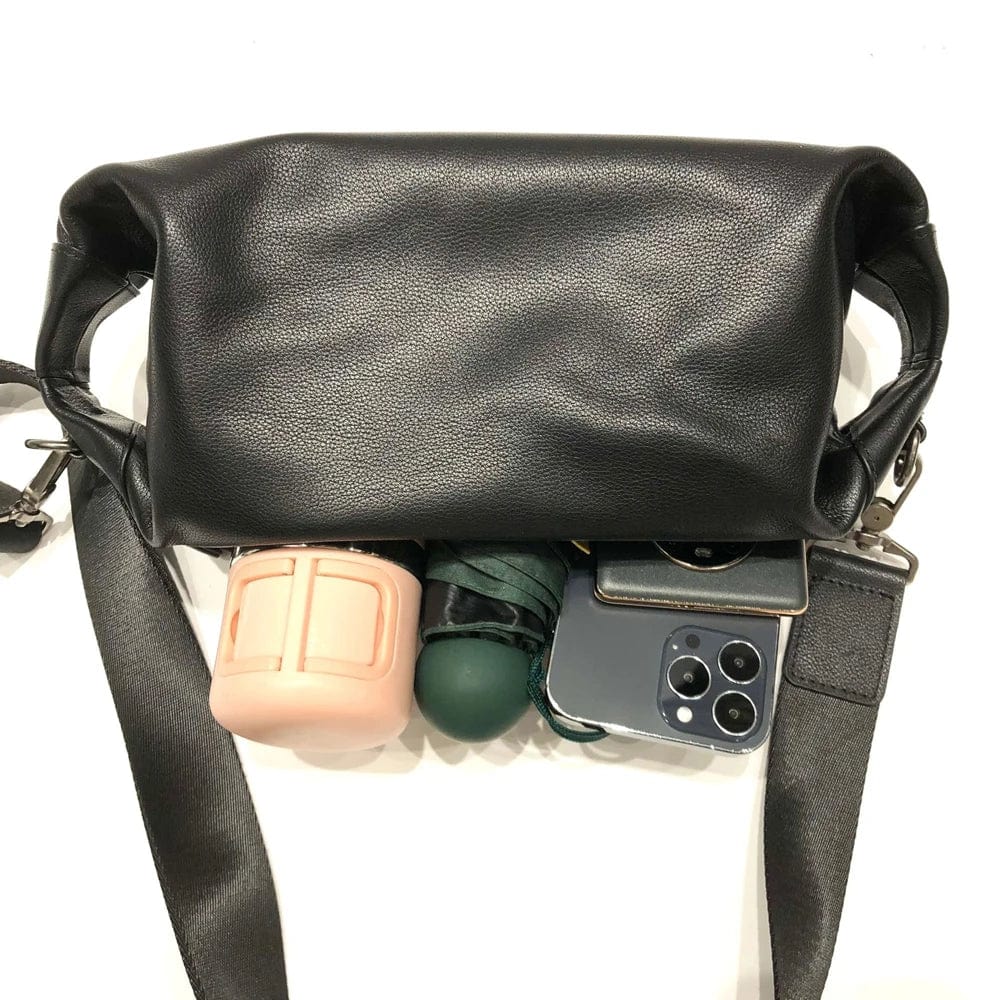 Sac Banane Bandoulière Femme Cuir | La Casa du Cuir Noir / Cuir Véritable Sacs banane