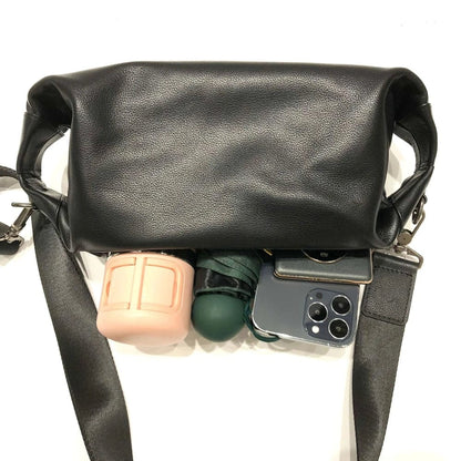 Sac Banane Bandoulière Femme Cuir | La Casa du Cuir Noir / Cuir Véritable Sacs banane