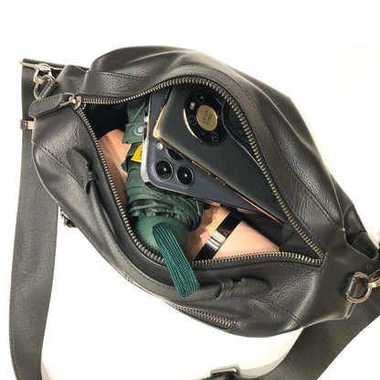 Sac Banane Bandoulière Femme Cuir | La Casa du Cuir Noir / Cuir Véritable Sacs banane