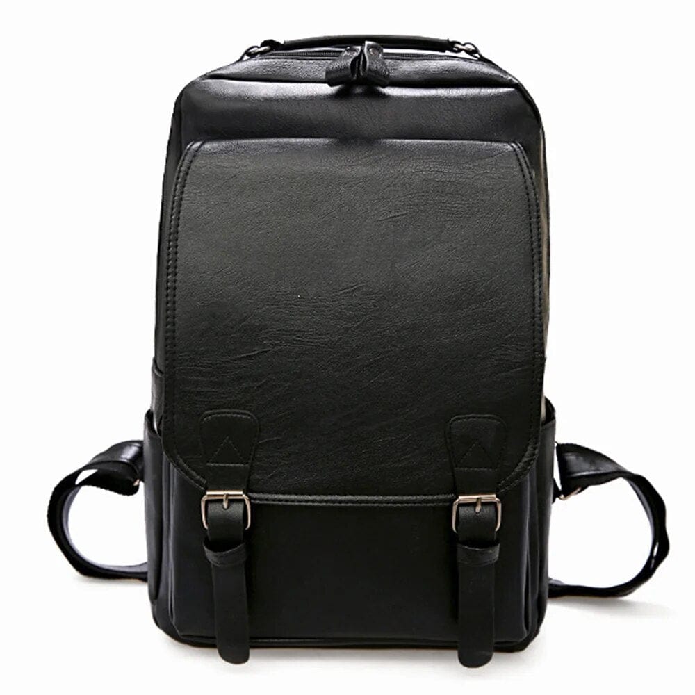 Sac à Dos Cuir Homme Federico | La Casa du Cuir Noir / 41x27x13cm / Cuir PU Sacs à dos