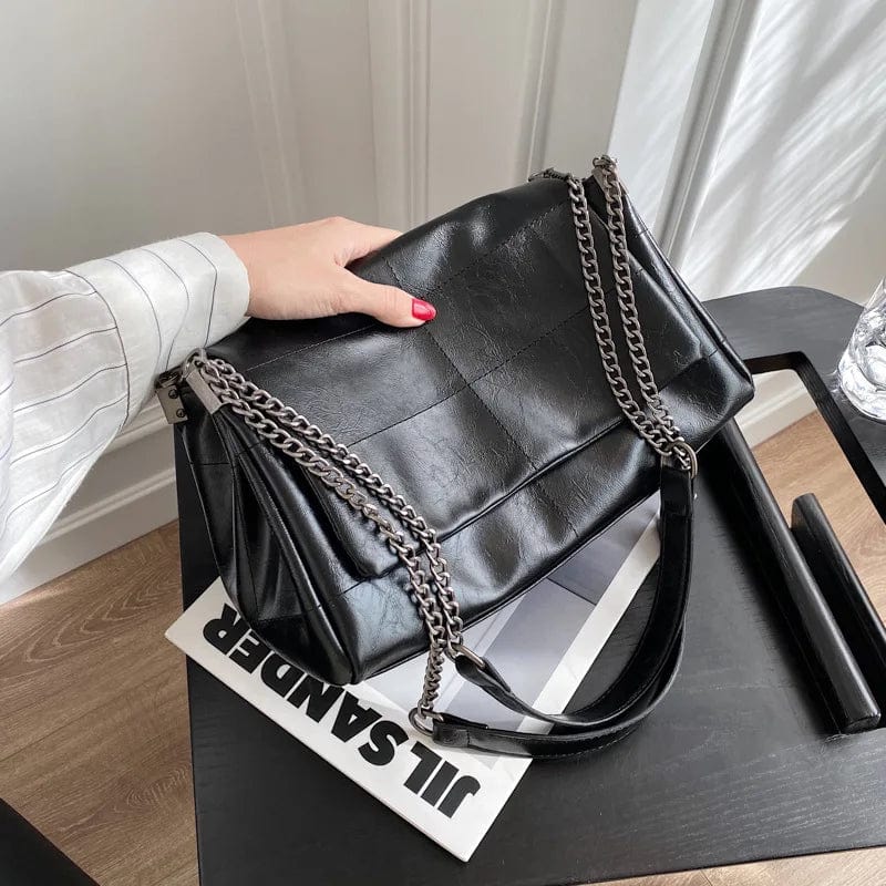 Sac à Main Femme Tendance Noir | La Casa du Cuir Noir / Cuir PU Sac Cuir Femme