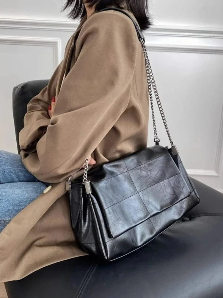 Sac à Main Femme Tendance Noir | La Casa du Cuir Noir / Cuir PU Sac Cuir Femme