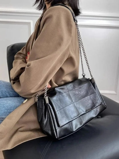 Sac à Main Femme Tendance Noir | La Casa du Cuir Noir / Cuir PU Sac Cuir Femme