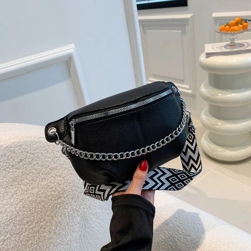 Sac Banane Orange Cuir | La Casa du Cuir Noir / Cuir Souple Sacs banane