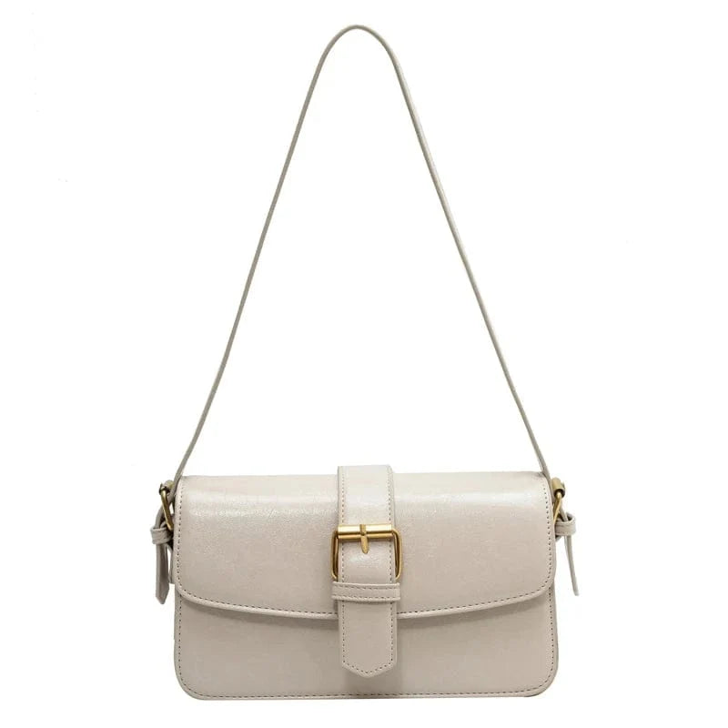 Sac Besace Femme Cuir | La Casa du Cuir Blanc / Cuir PU / 23x13x5cm Sac Cuir Femme
