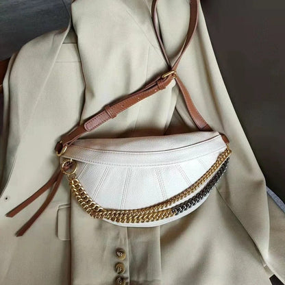 Sac Banane Cuir Femme Hera | La Casa du Cuir Blanc / Cuir Sacs banane