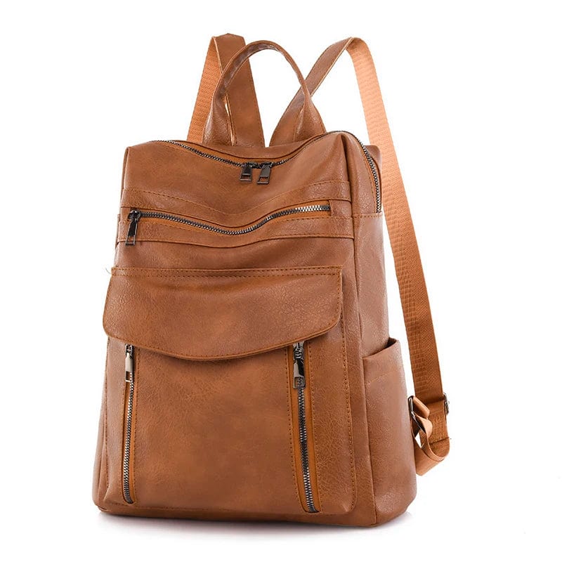 Sac à Dos Femme Sarah | La Casa du Cuir Marron / Cuir Vegan sac à dos