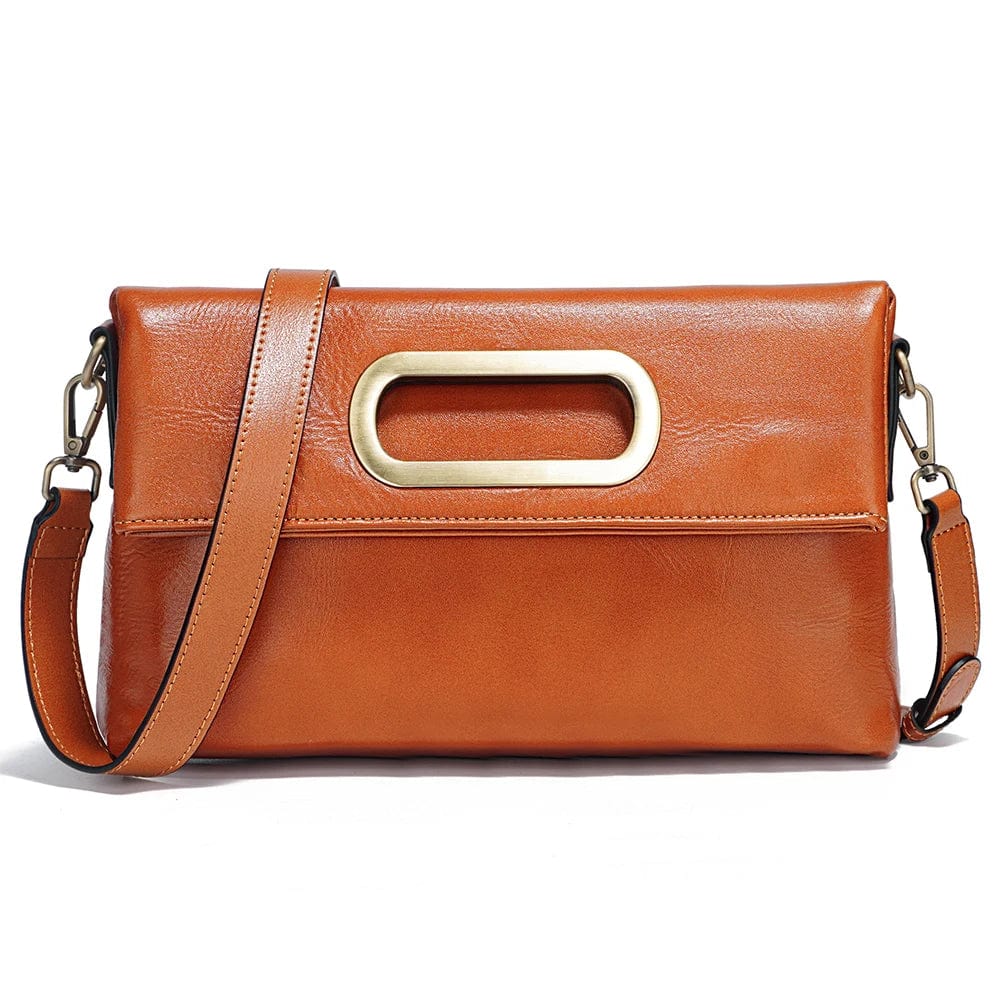 Sac à Main Tendance Femme Gabrielle | La Casa du Cuir Camel / Cuir Sac bandoulière