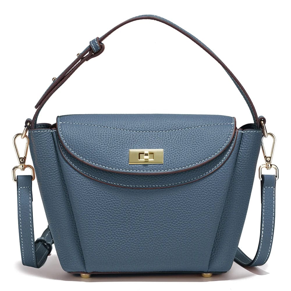 Sac Besace Femme Anne | La Casa du Cuir Bleu Foncé / Cuir sac à main