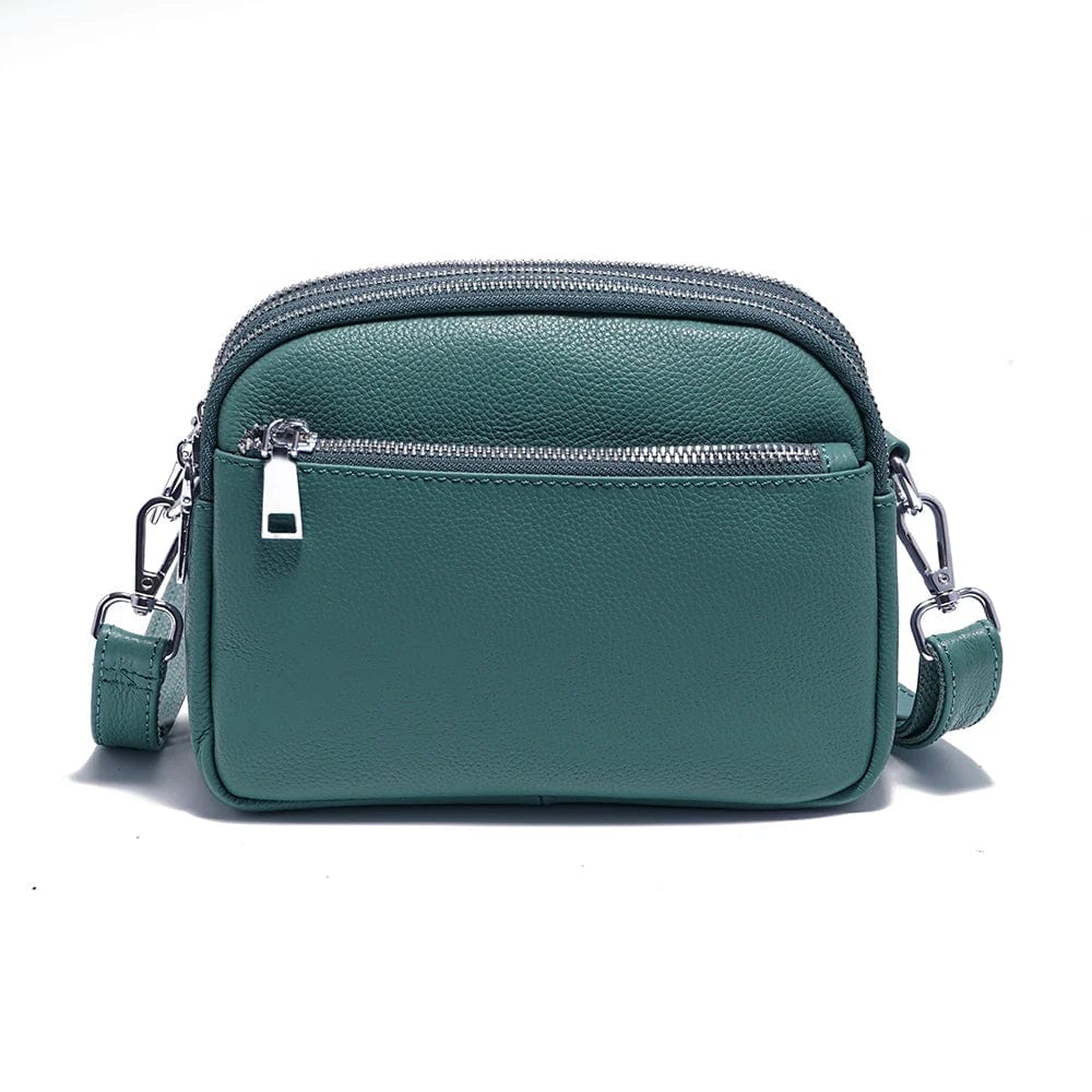 Sac a Main Femme Laure | La Casa du Cuir Vert Foncé / Cuir Sac Cuir Femme