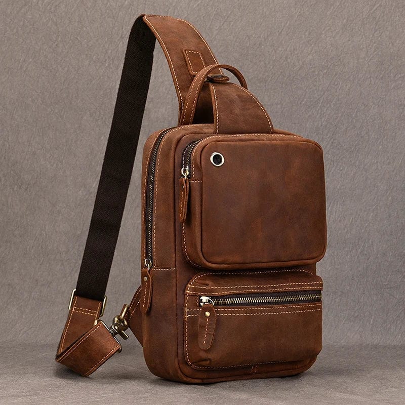 Sac Banane Cuir Homme Rolando | La Casa du Cuir Sacs banane
